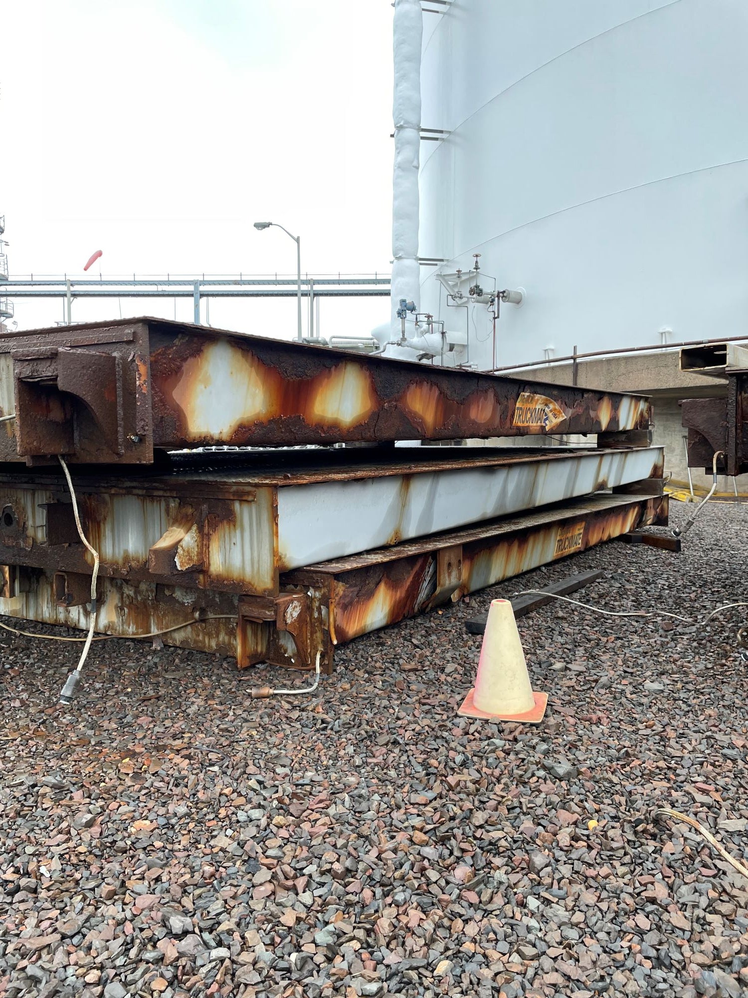 Used Mettler Toledo 7562-C Steel Deck Truck Scale, 60 x 11 - For Sale in Pennyslvania