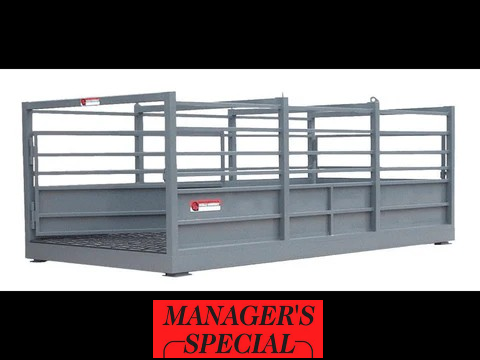 New Precia Molen Multi Animal Livestock Scale 10,000 lb capacity, 14' x 8'