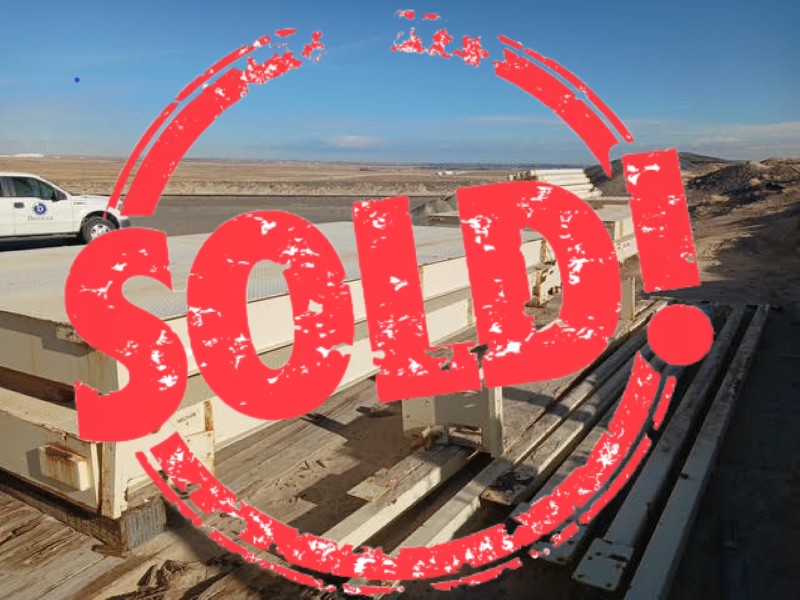 Used 2018 Cardinal Armor Portable Steel Deck Truck Scale, 80' x 11' - For Sale in Wyoming