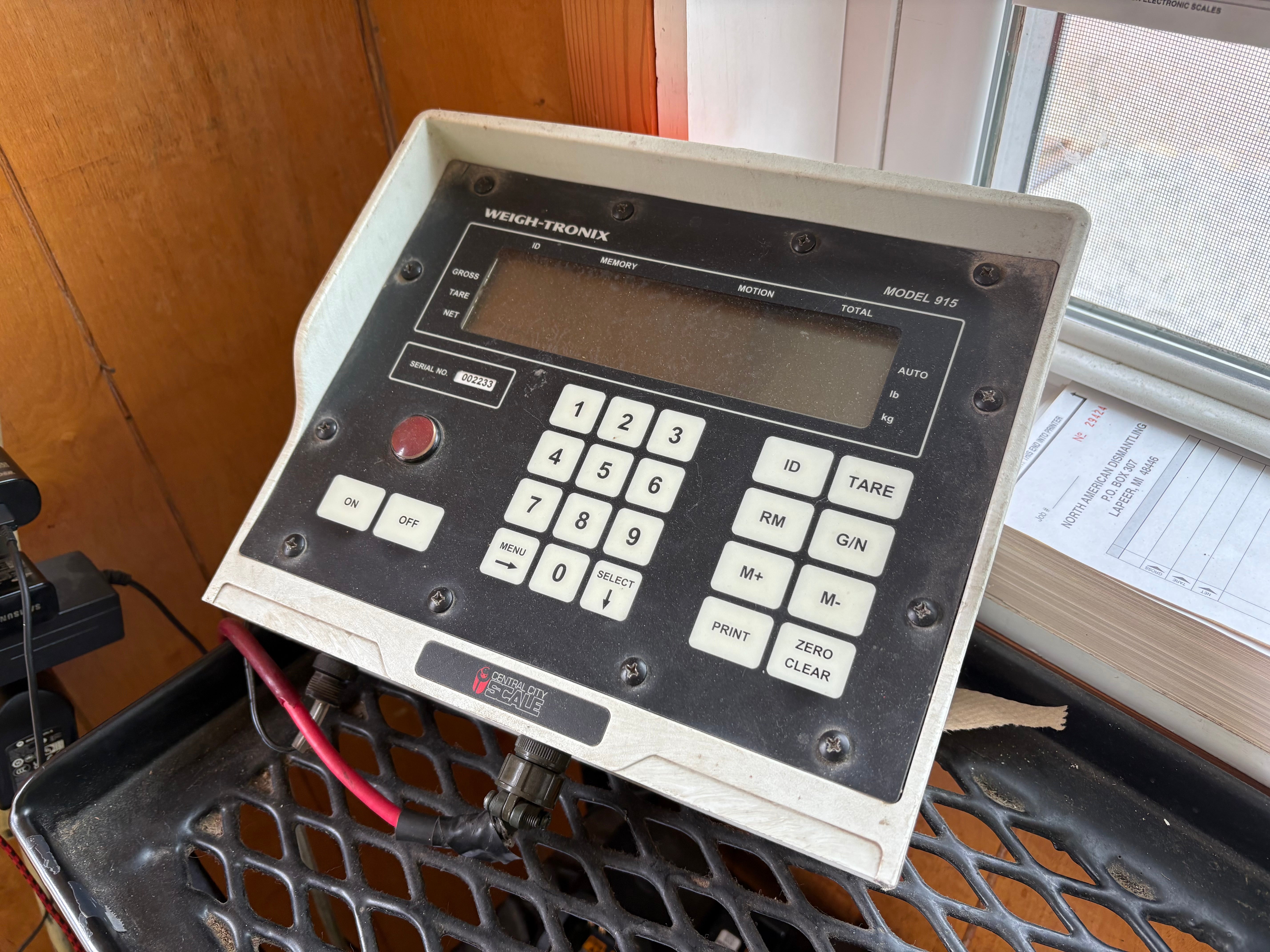 Used CCS 10'x15' Axle Scale with Indicator for Sale in Michigan