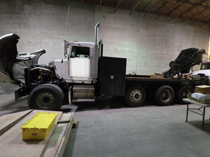 Used 2004 Kenworth T-800B Test Truck with Hiab 200C Boom Crane