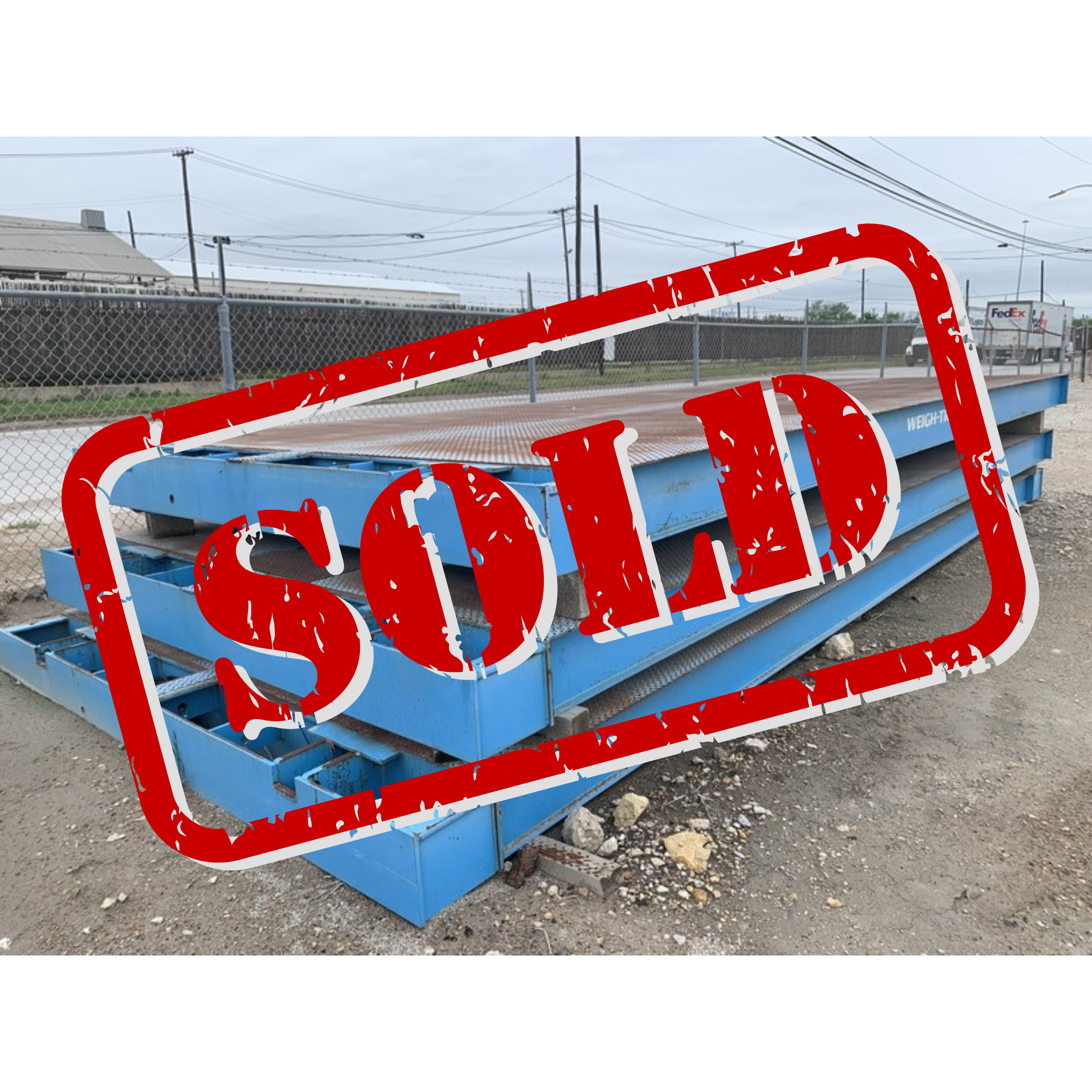 Used Avery Weigh-Tronix 70 x 10 BMS Steel Deck Truck Scale – For Sale in Texas