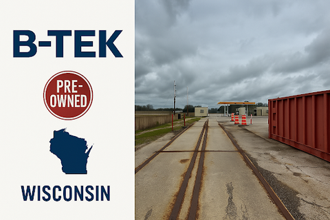Pre-Owned B-Tek 72x11 Concrete Deck Truck Scale – Wisconsin