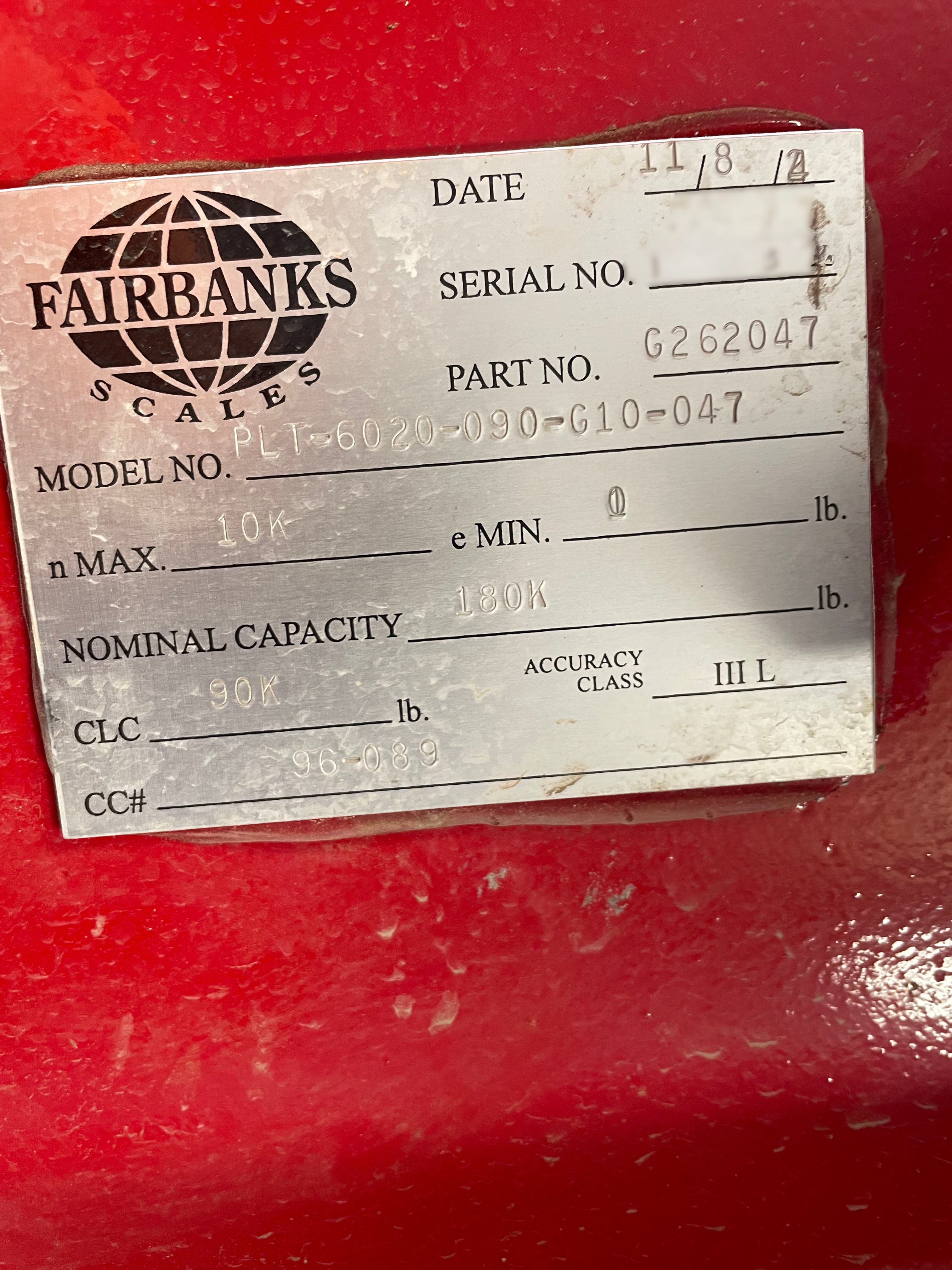 Used 2024 Fairbanks Talon HVX 47x10 Steel Deck Truck Scale