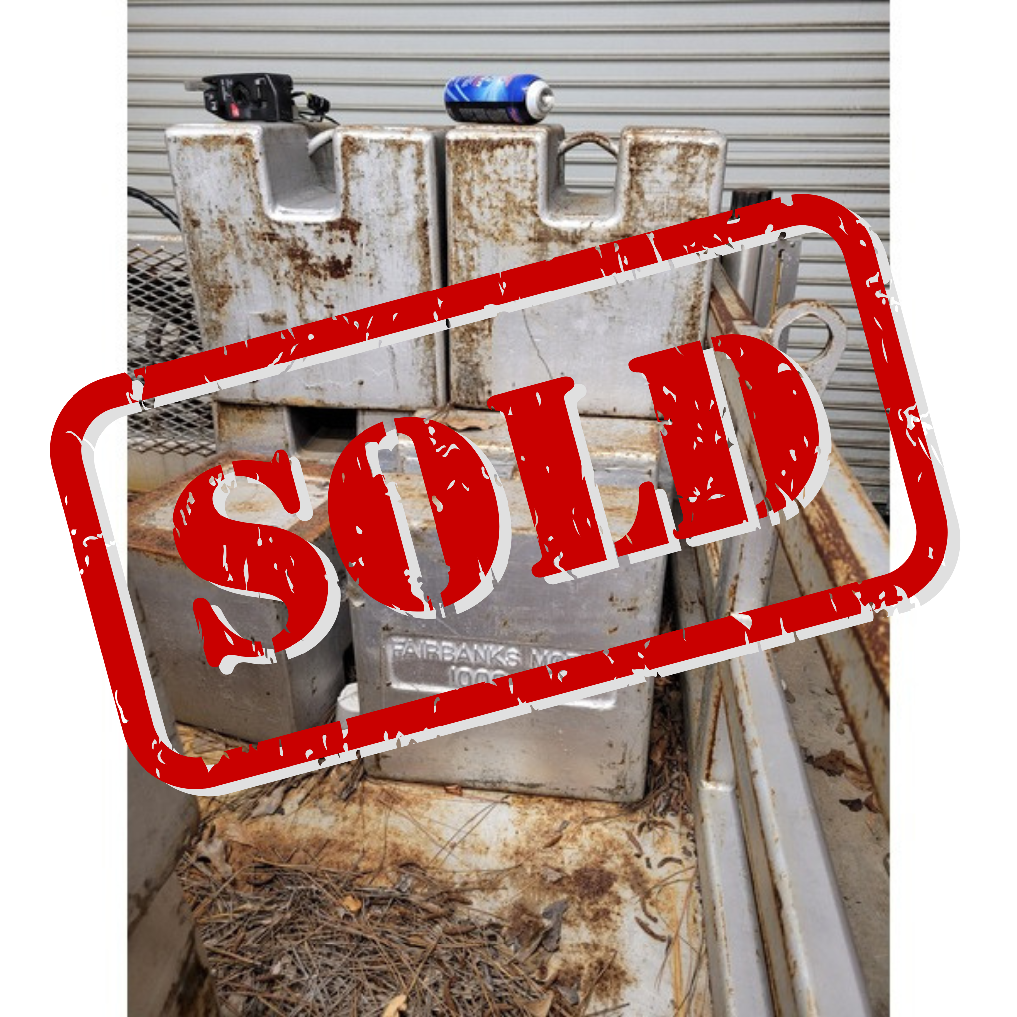 Used 1,000 lb Test Weights – Lot of 8 (Available Individually) – Alabama