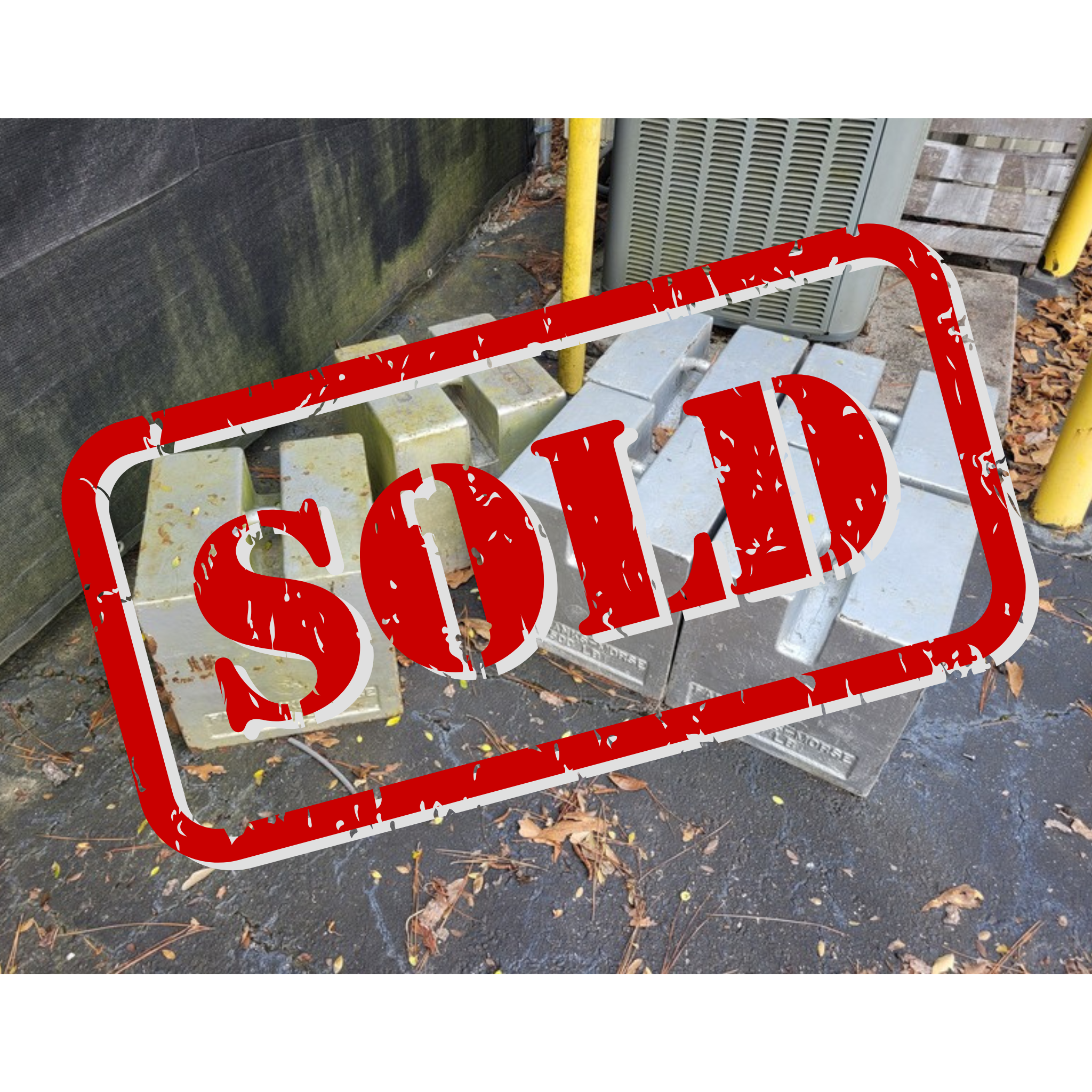 Used 500 lb Test Weights – Lot of 6 (Available Individually) – Alabama