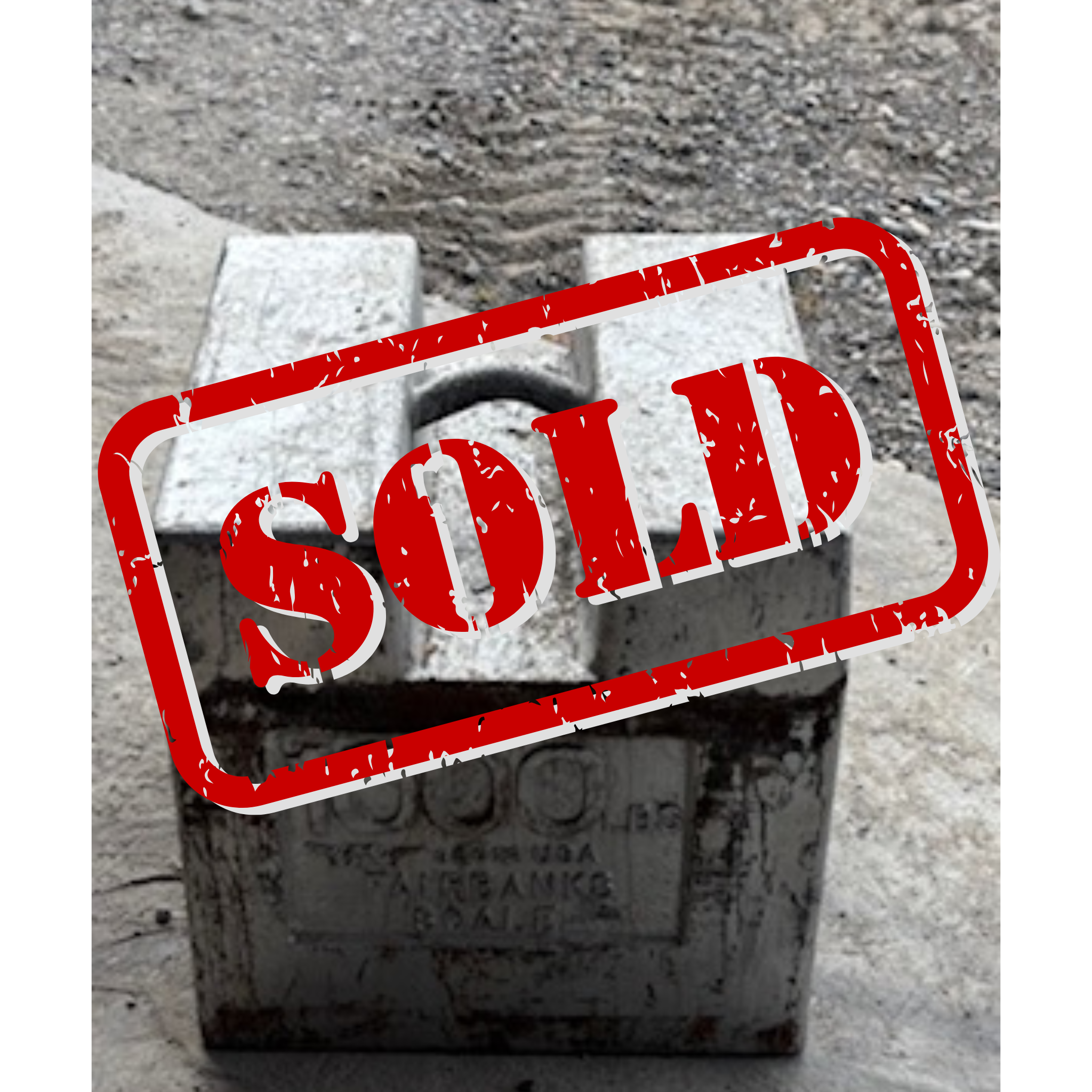 Used Fairbanks 1000 lb Test Weights, 4 Each - Montana