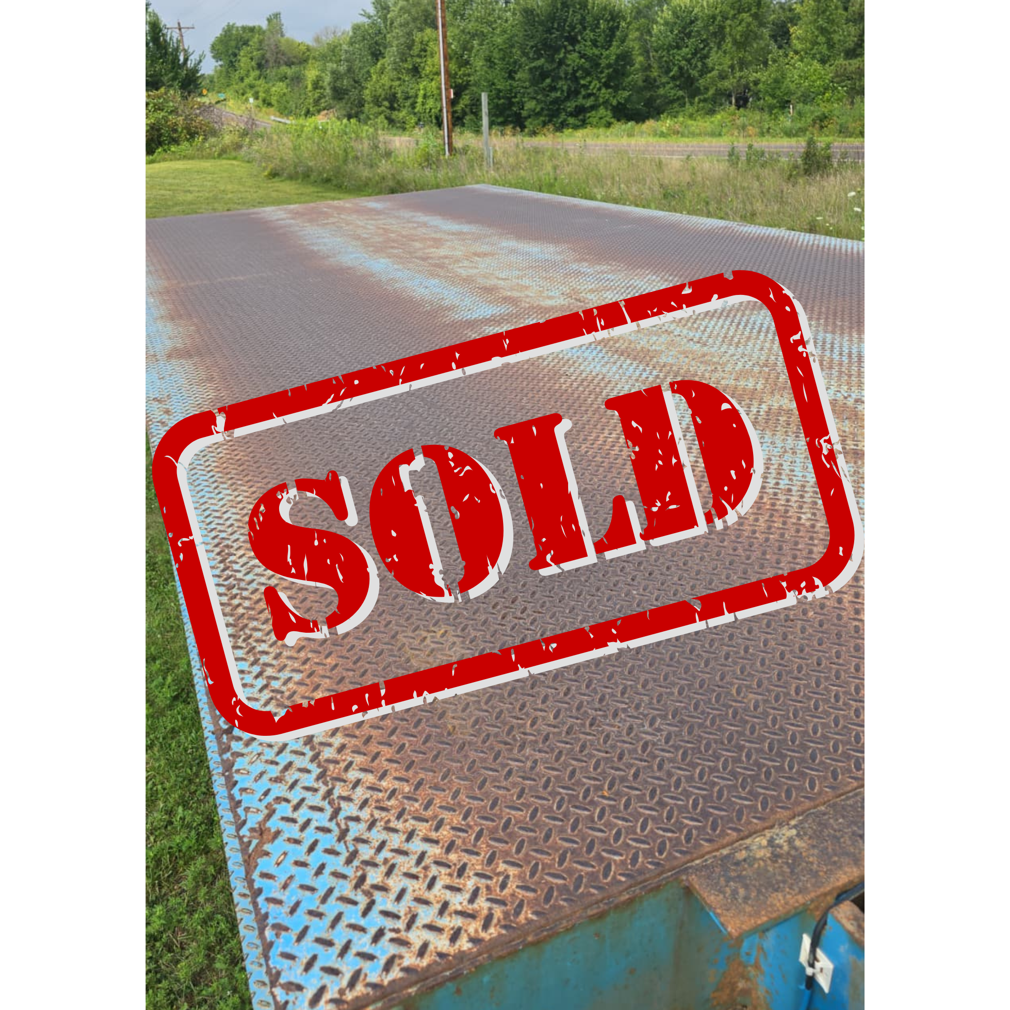 Used Avery Weigh Tronix BMS 70x10 Steel Deck Truck Scale - Wisconsin