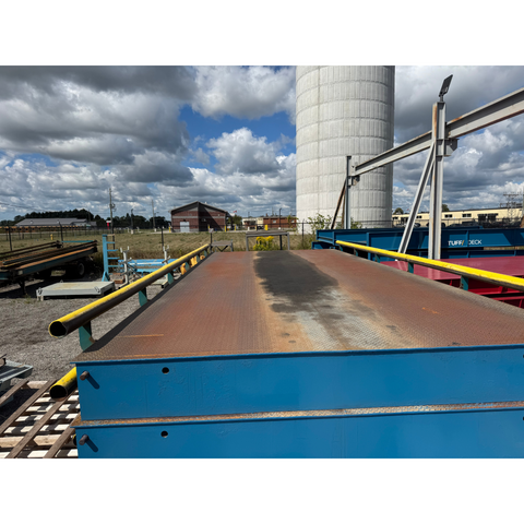 (2) Used Active Scale 70 x 10 Heavy Duty Truck Scales – 3/8" Steel Deck, 270,000 lb Capacity – New York