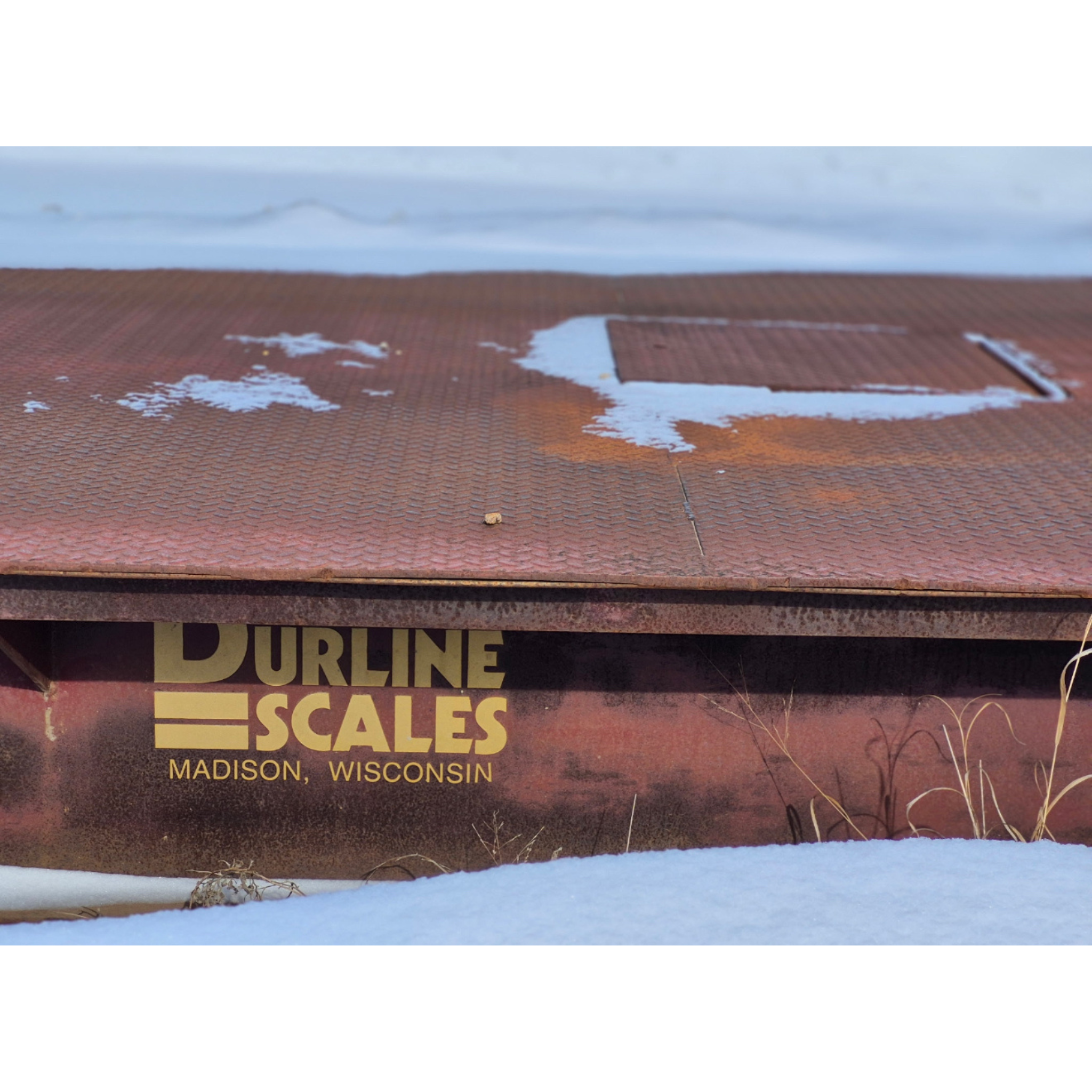 Used Durline 30' x 10' Steel Deck Truck Scale , 100,000 lb Capacity  Weighbridge with Load Cells - for Sale in North Dakota