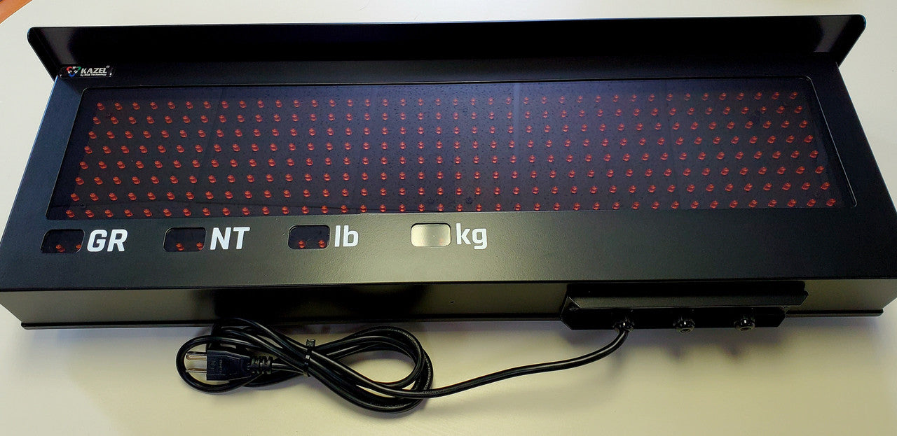 Kazel RM-470: LED Remote Display with Auto Learn Technology, 4.7" character, includes visor and 4" pole mount kit