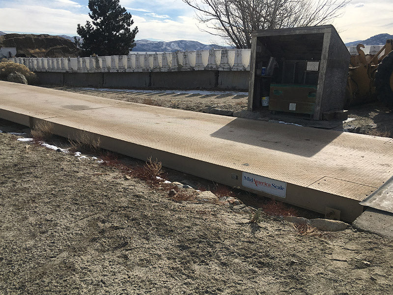Used Mid America Steel Deck Truck Scale, 70 x 11, 100-Ton Capacity - For Sale in Nevada