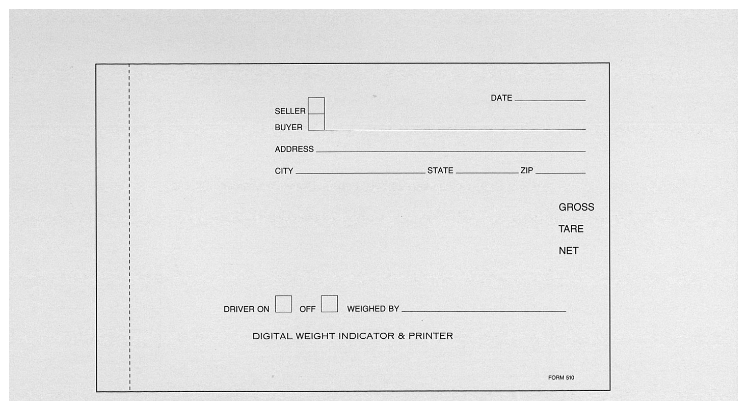 Standard Printing 510 Cardinal 4-Part Scale Tickets - 1,000