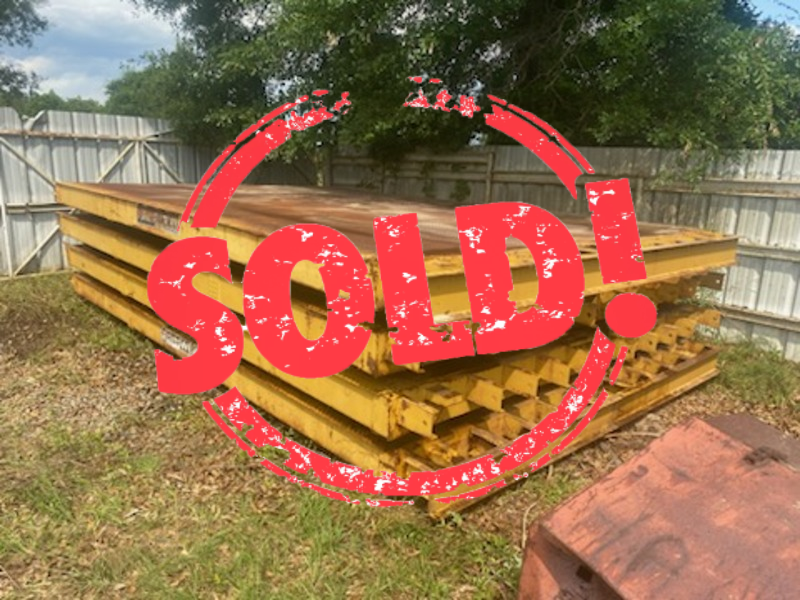 Used First Weigh 70 x 11 Steel Deck Truck Scale - For Sale in Alabama