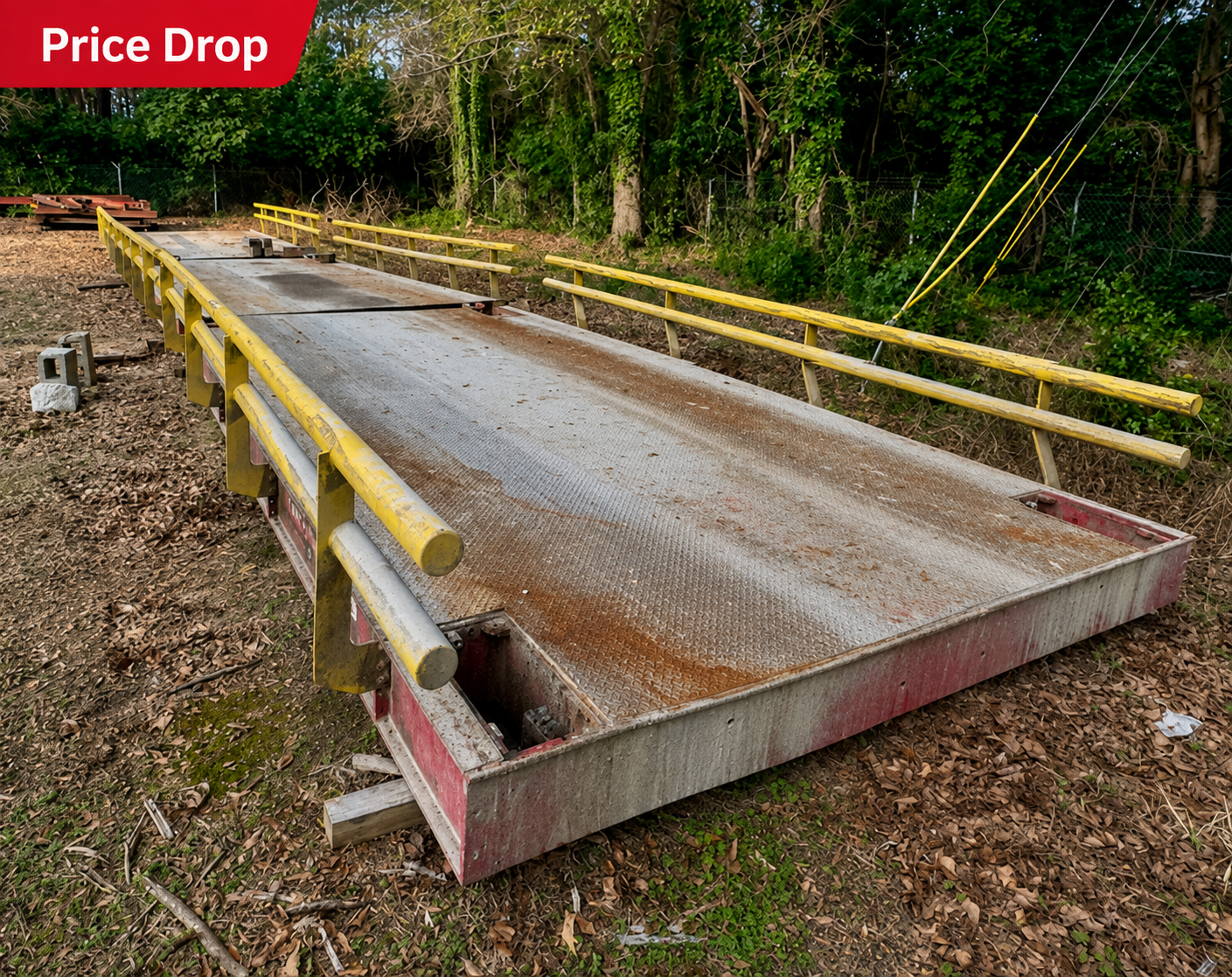 Used Rice Lake OTR 60' x 11' Steel Deck Truck Scale with 3/8" Deck– For Sale in South Carolina