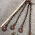 Used Crane Chain Set for Lifting Test Weights - Michigan