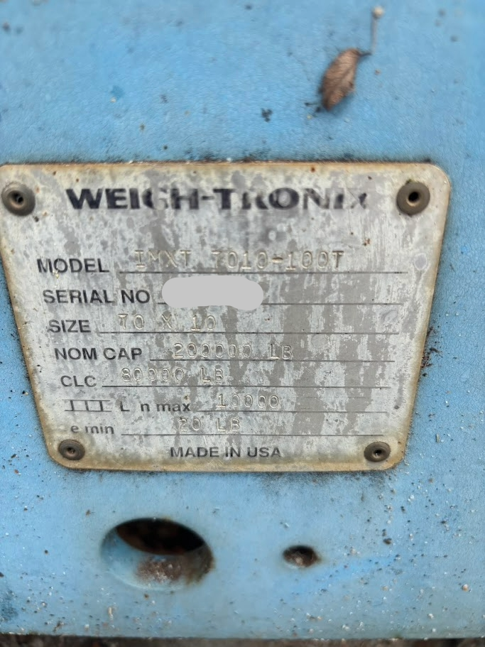 Used Avery Weigh-Tronix IMXT 70' x 10' Steel Deck Truck Scale for Sale in Georgia