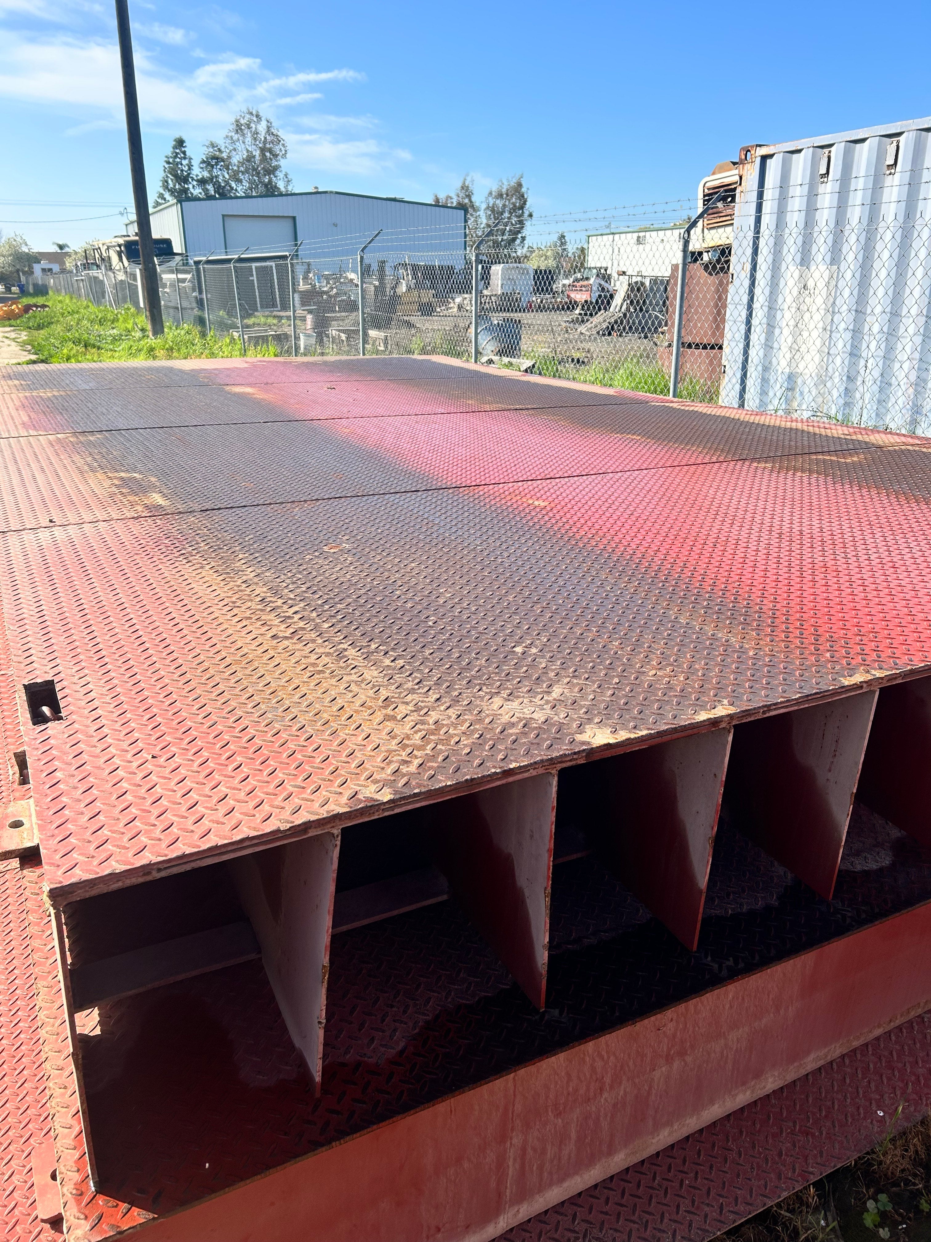 Used B-TEK Centurion TruDigital 72' x 11' Portable Truck Scale for Sale in California