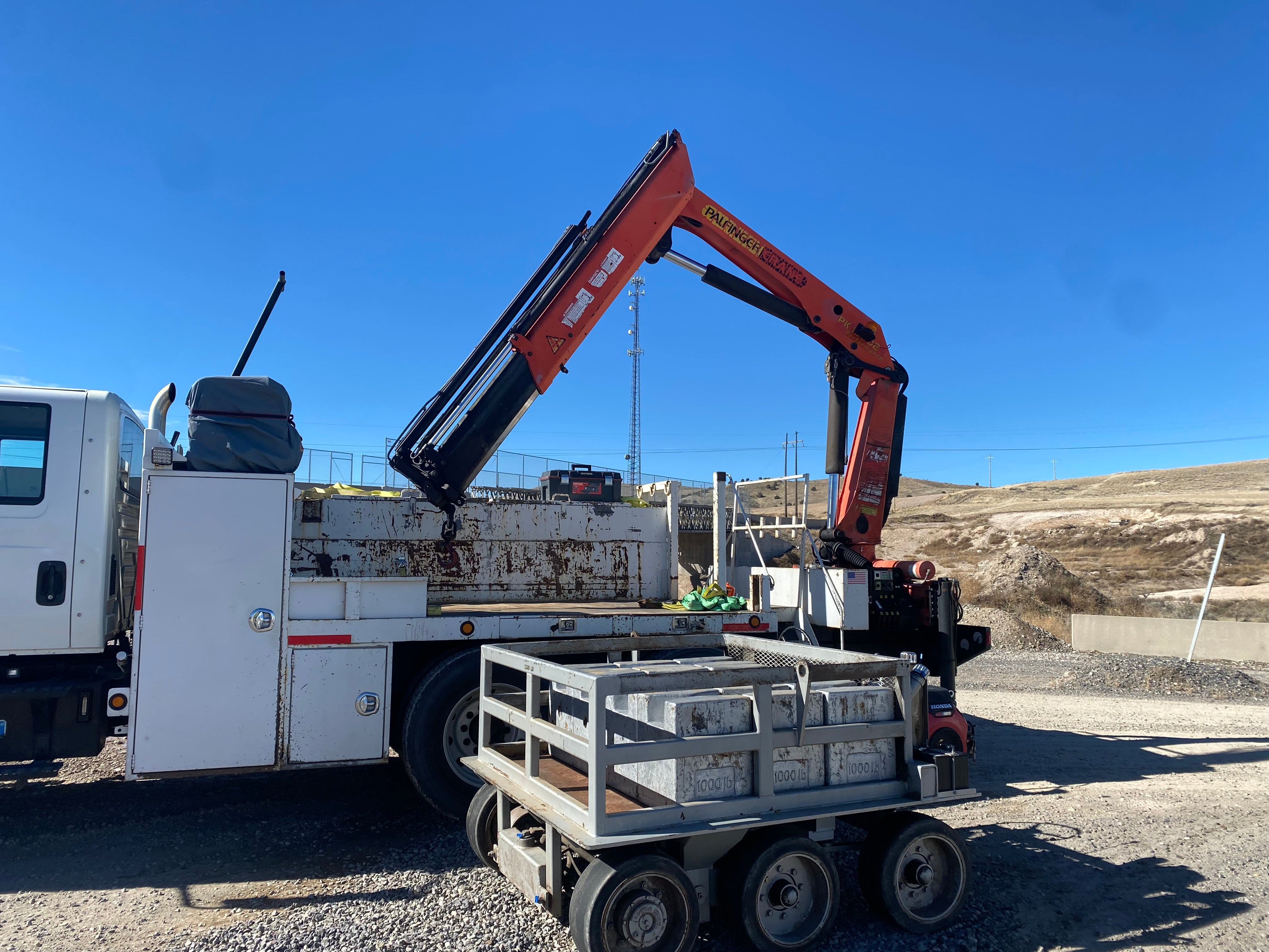 Used 2008 International WorkStar 7500 Crane Truck with Palfinger PK15002 - For Sale In Utah