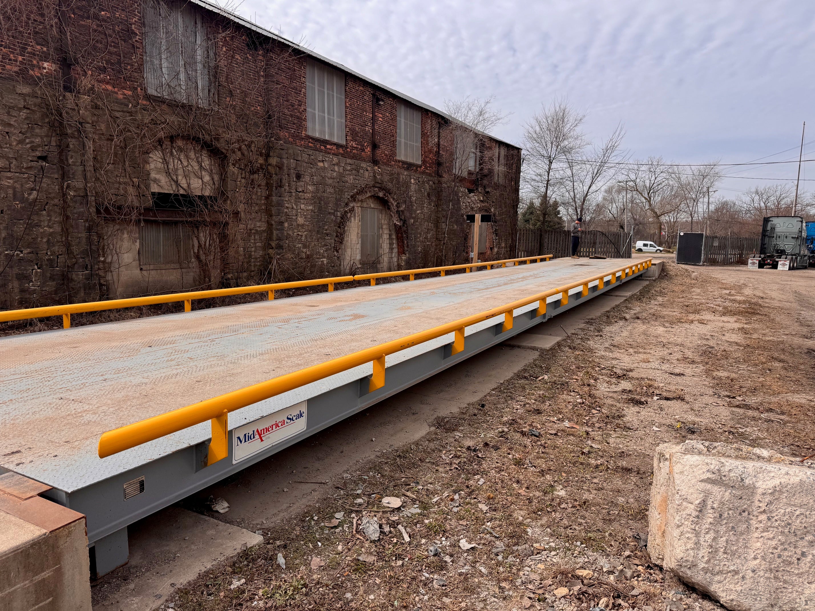 Used 2024 Mid America TS7011 70' x 11' Steel Deck Truck Scale, NTEP Certified – For Sale In Illinois