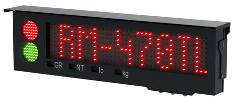 Kazel RM-470: LED Remote Display with built-in Stop & Go Traffic Light and Auto Learn Technology, 4.7" character, includes visor