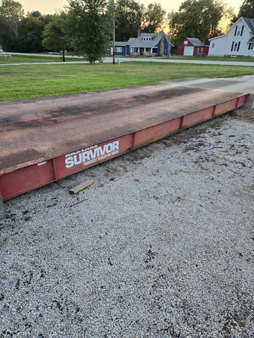 Used Rice Lake 24x10 Steel Deck Truck Scale - Located in OH