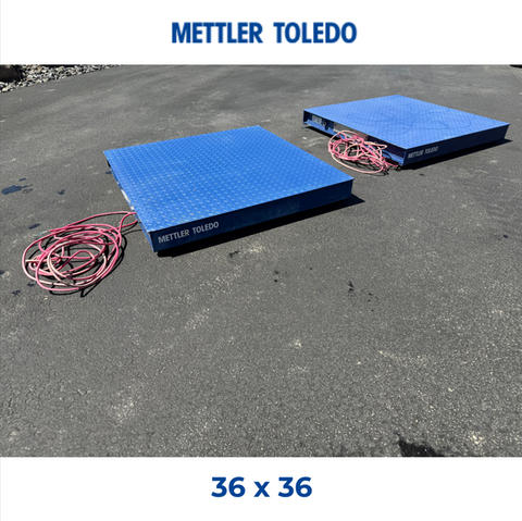 Used Mettler Toledo PFA261 36x36 Floor Scales w. IND570 Scale Indicators - WA