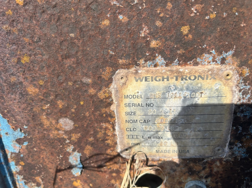 Used BMS-8011-100T Steel Deck Truck Scale – 200,000 lb Capacity – As-Is, For Sale in Arkansas