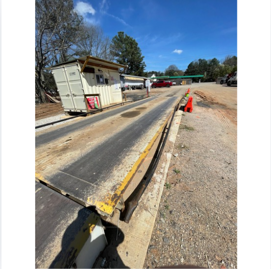 Used 2024 38' x 11' Steel Deck Truck Scale with Ramps, Indicator & Remote Display - For Sale In Georgia