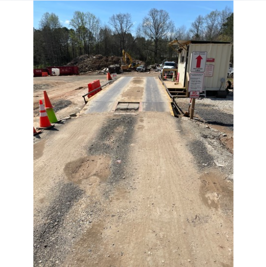 Used 2024 38' x 11' Steel Deck Truck Scale with Ramps, Indicator & Remote Display - For Sale In Georgia