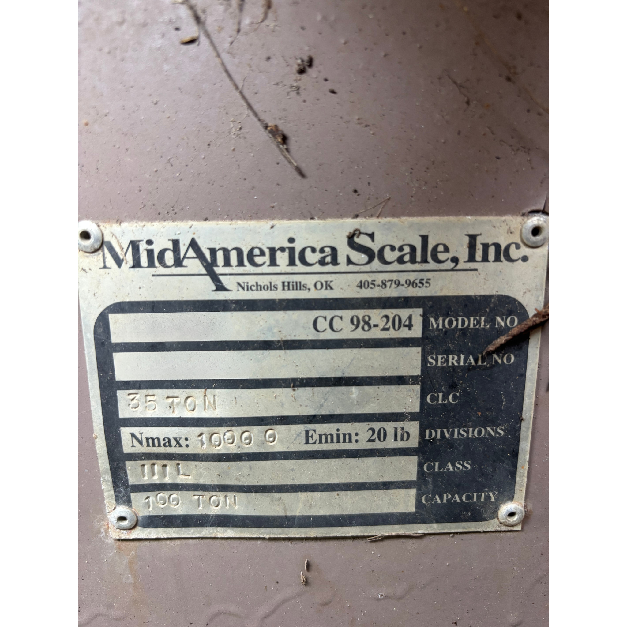 Used Mid America TS7010 Steel Deck Truck Scale - MO