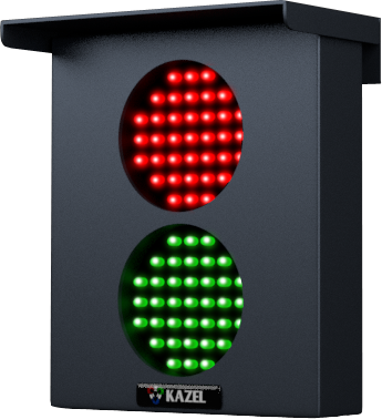 Kazel TL-70, LED Traffic Light Display, 2.8" Diameter Lights