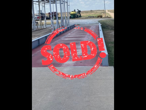 Used Cardinal Scale Steel Deck Side Rail Truck Scale, 70 x 10 - For Sale in Kansas