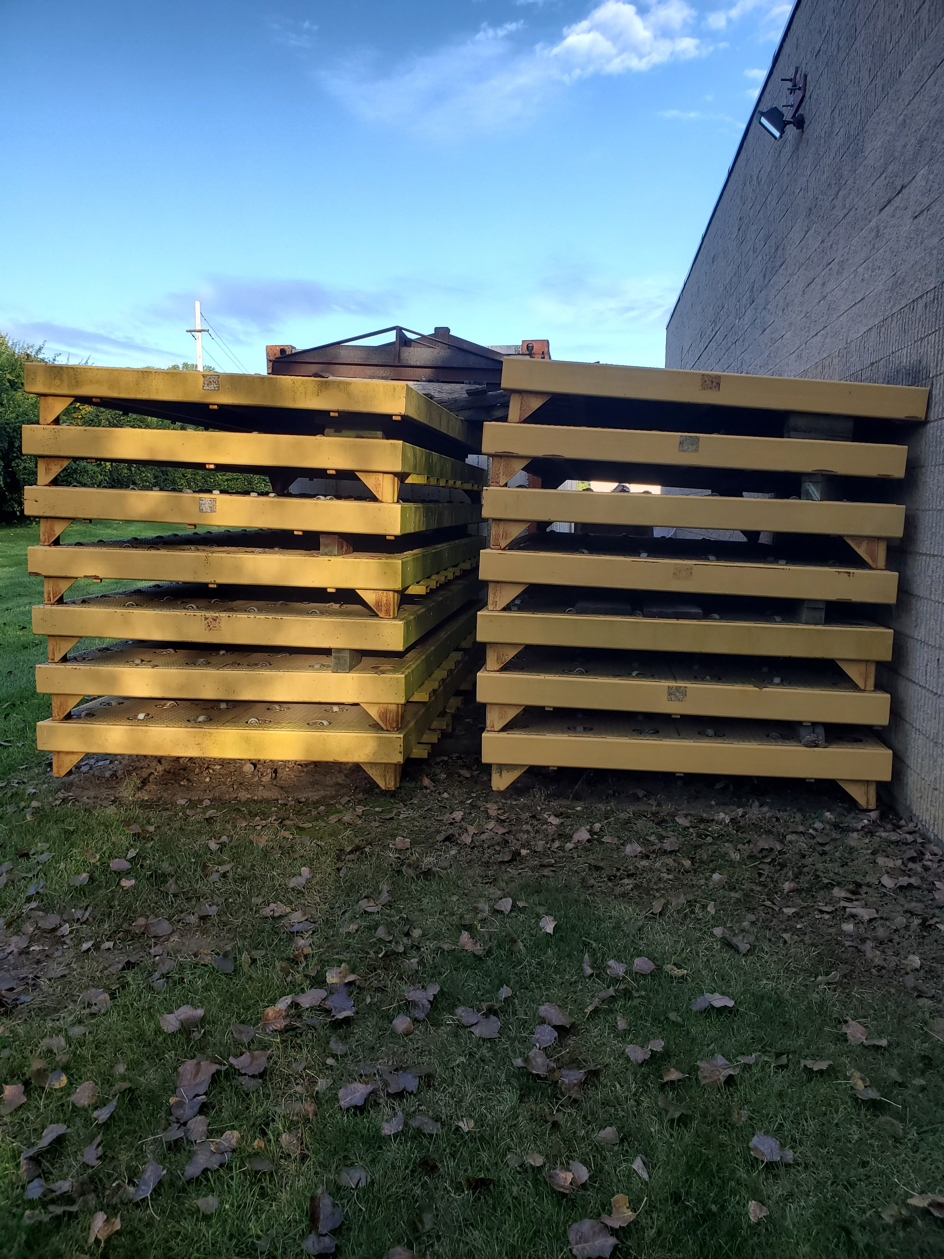 Like New Division Systems 26 x 26 Steel Deck Caster/Cargo Scales, 3 Available - For Sale in Ohio