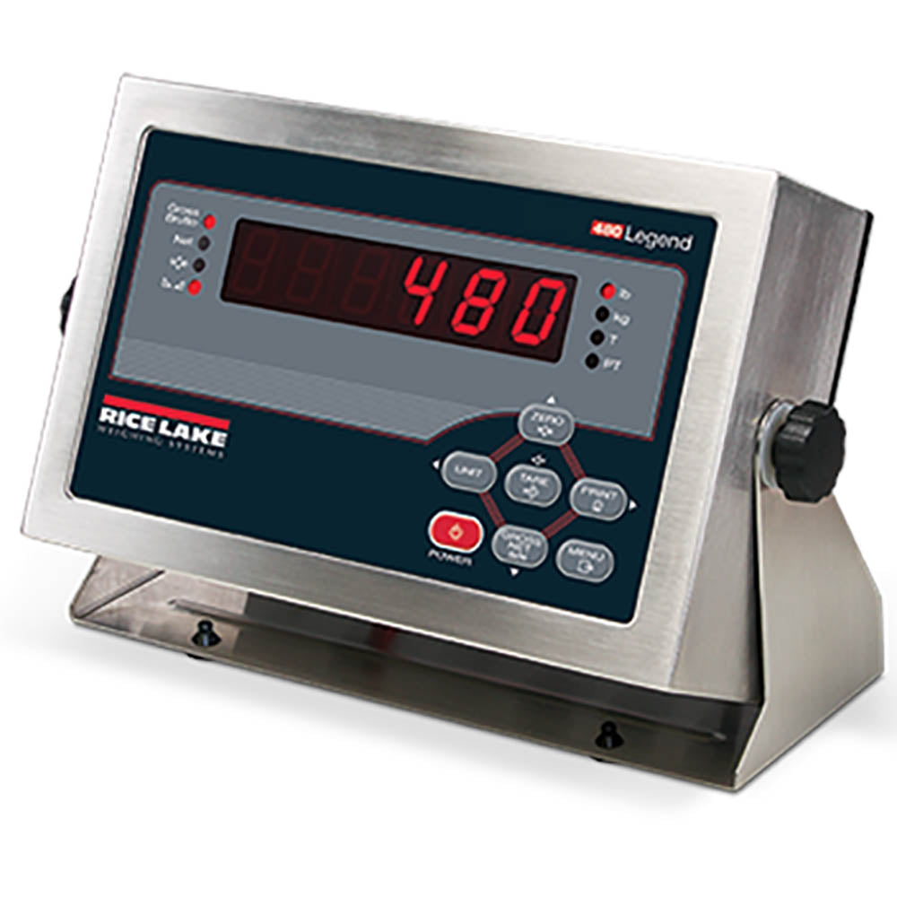 Rice Lake, 480 Legend Series, Digital Weight Indicator, 115 VAC, NTEP