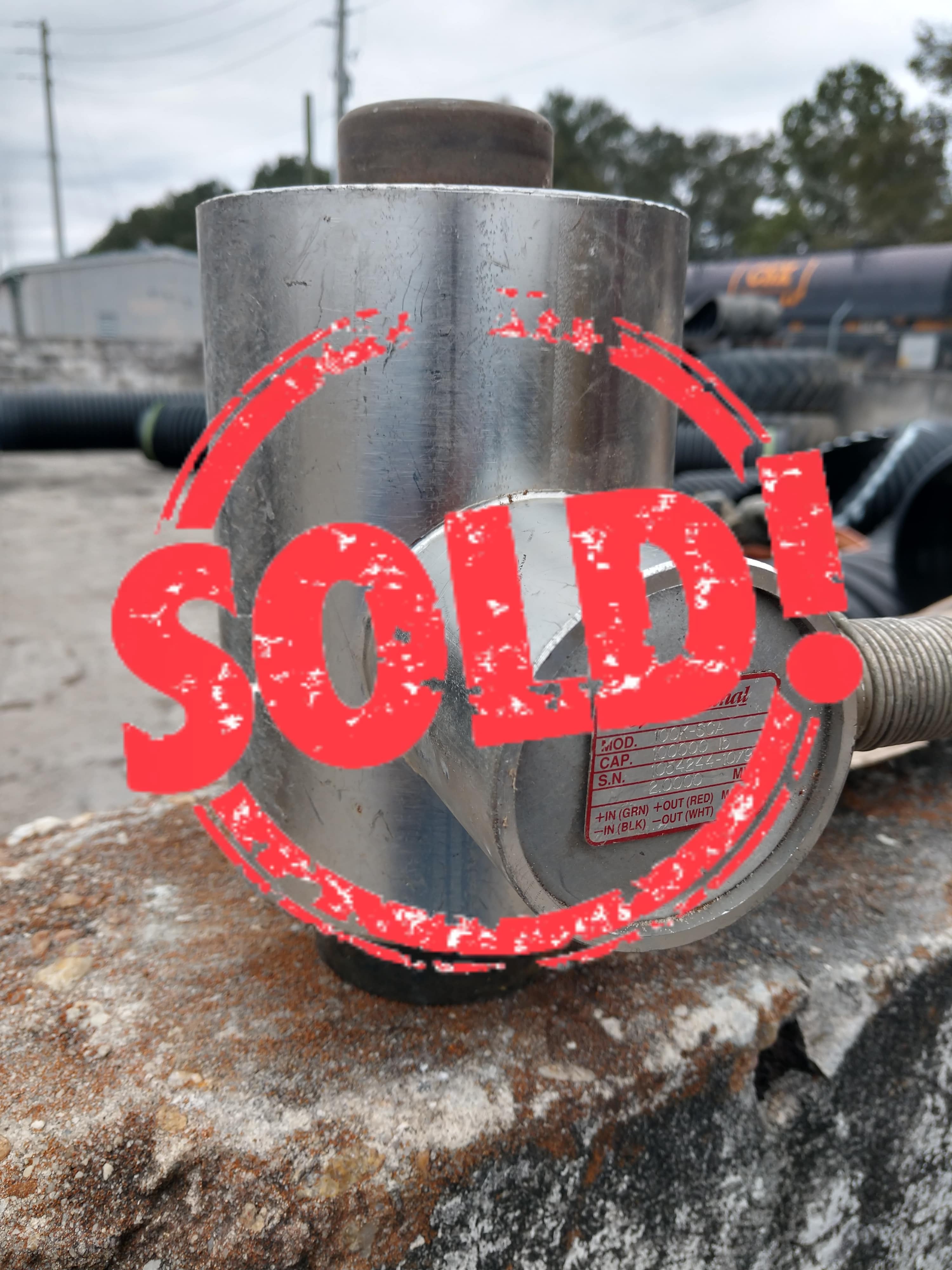 Used 100K Cardinal Truck Scale Load Cells Model 100K-SCA - For Sale in Florida