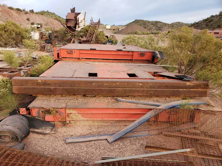 Used Thurman Steel Deck Portable Truck Scale 70 x 10 - Arizona