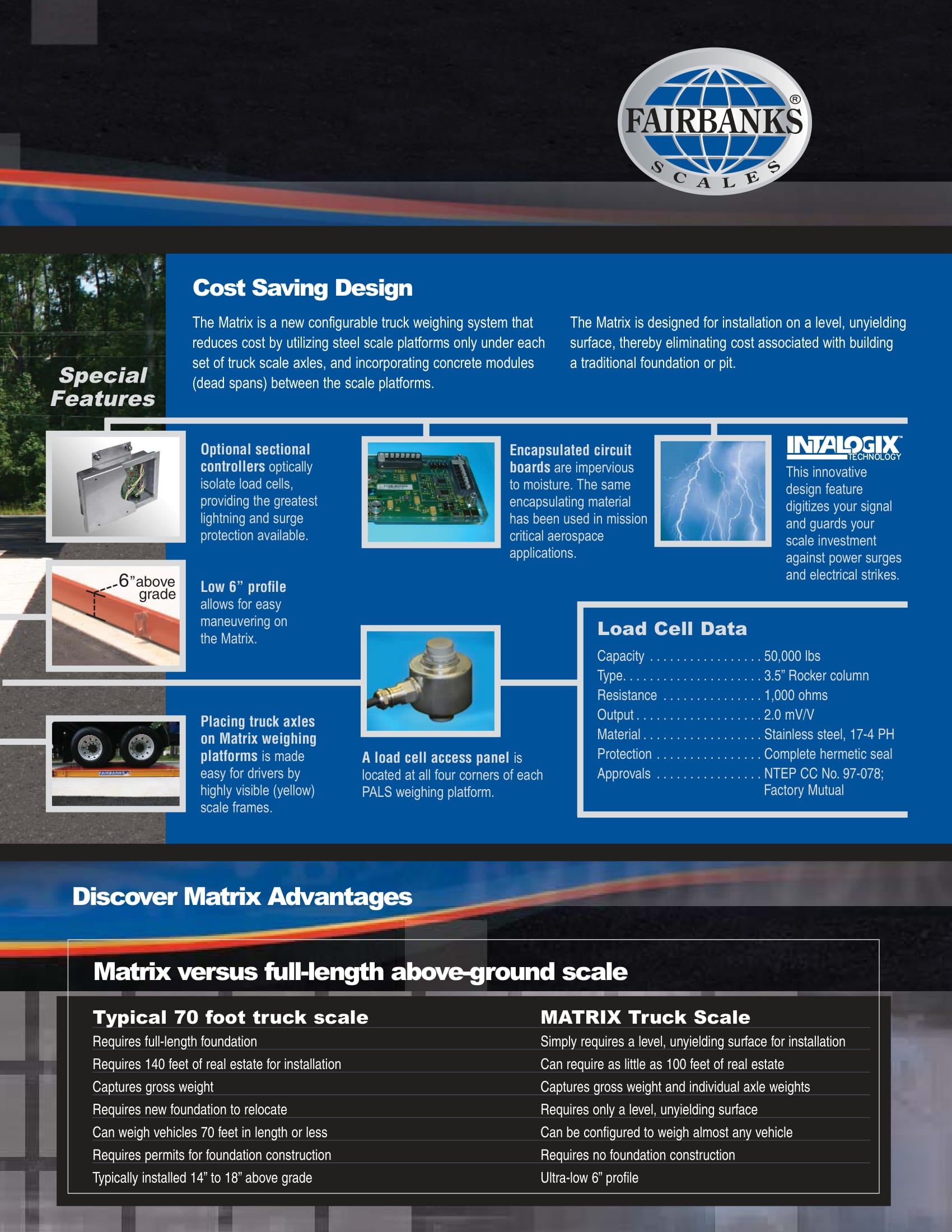 Used Fairbanks Matrix Ultra Low Profile Truck Scale 20 x 10-For Sale in Florida