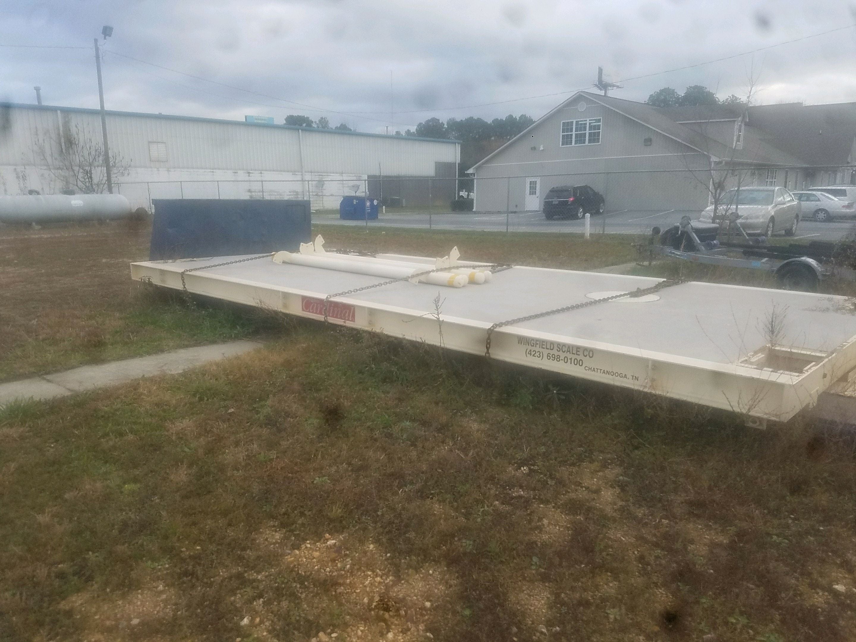 Used Cardinal EPR-C Concrete Deck 25 x 11 Truck Scale for Sale in Georgia-MINT