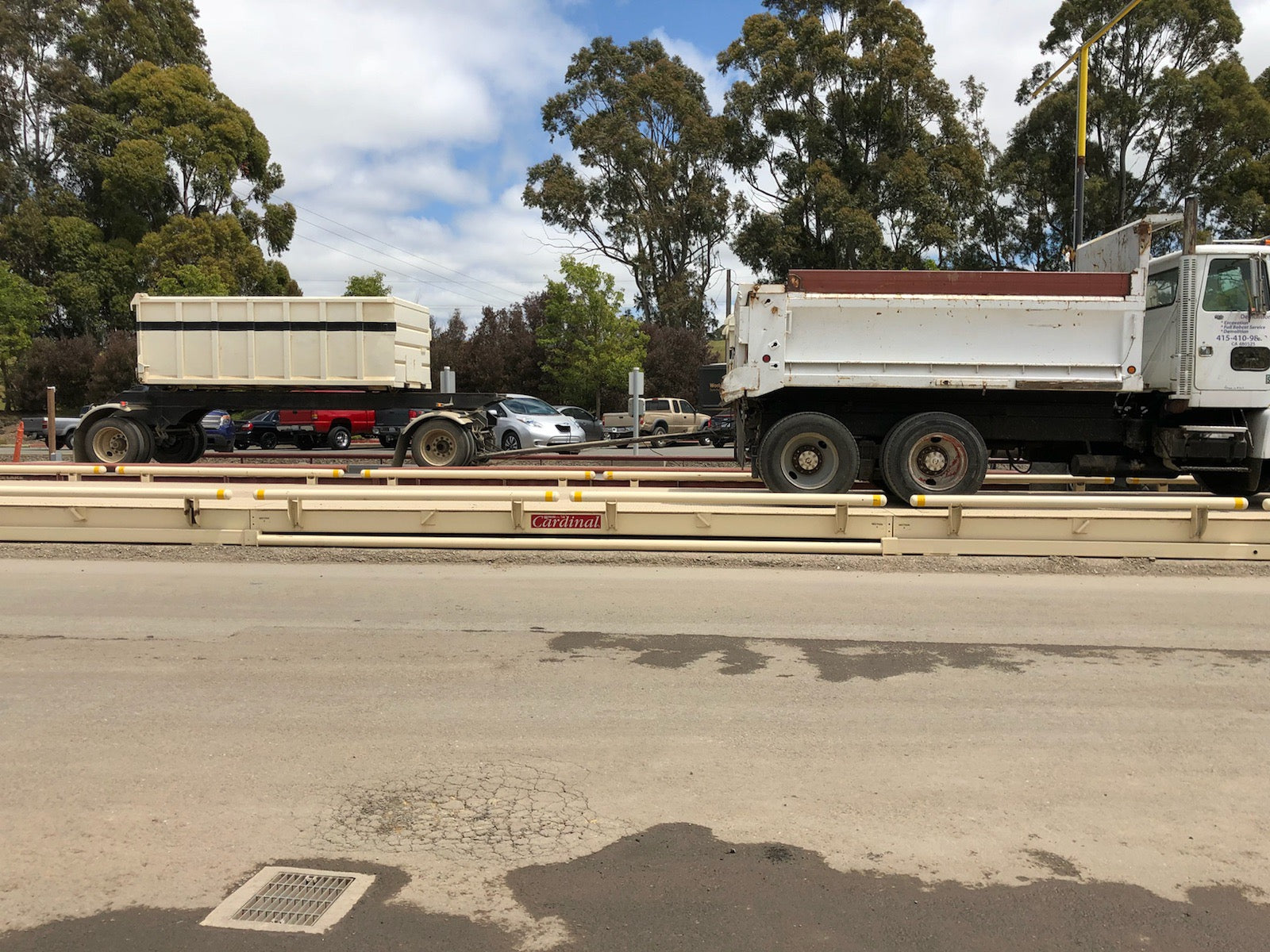 Used Cardinal Armor Portable Steel Deck 70 x 11 Truck Scale for Sale in California