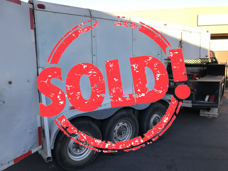 Used Test Trailer with Generator and Two Ton Trolley for Sale in California