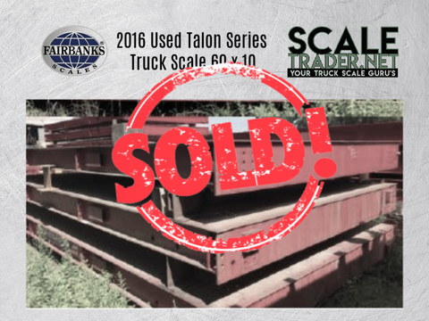 Used Fairbanks Talon HV Series Steel Deck Truck Scale 60 x 10 - For Sale in Mississippi