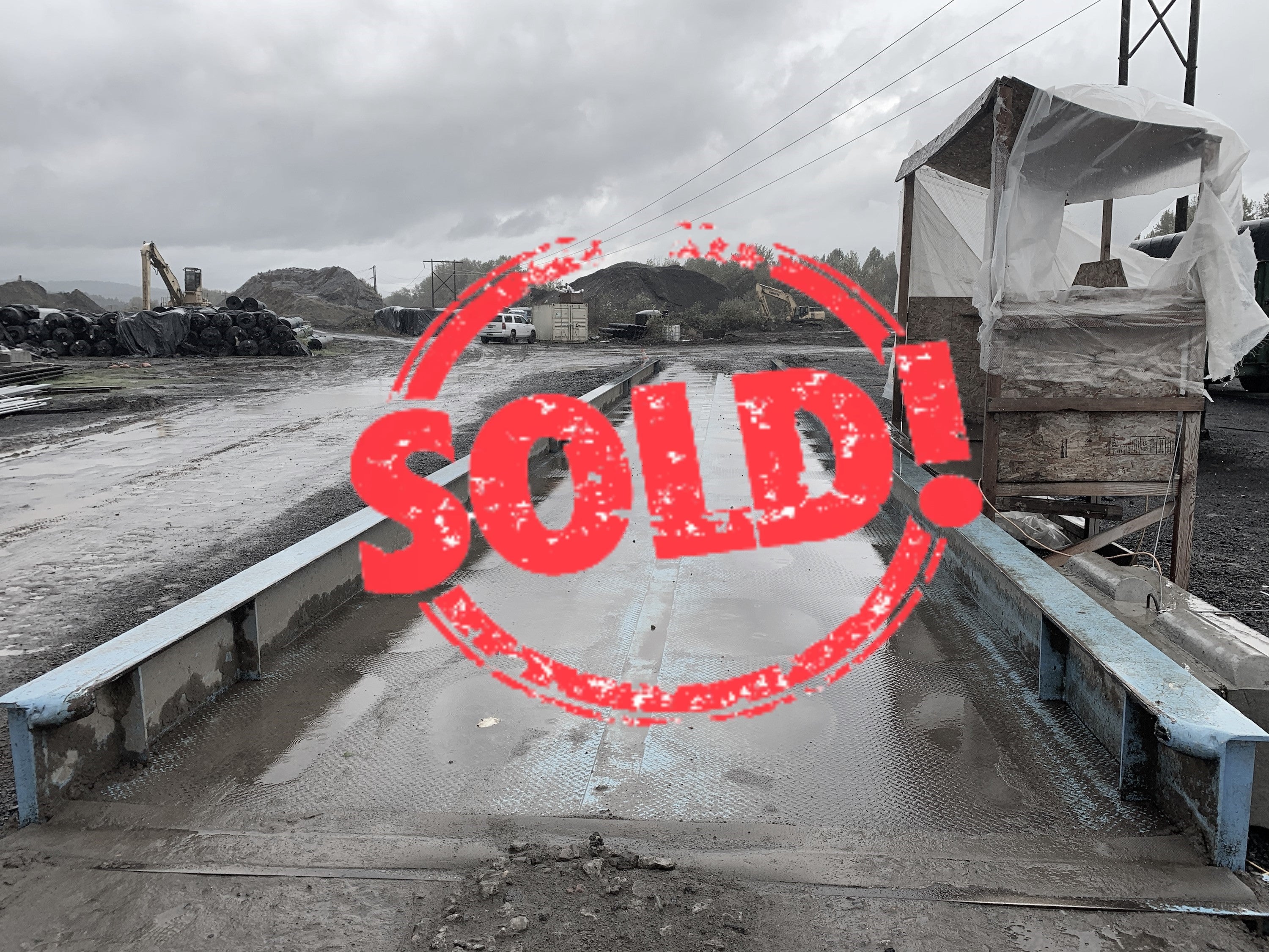 Used Pacific Industrial Scale Portable Truck Scale 90 x 10  - For Sale in Washington