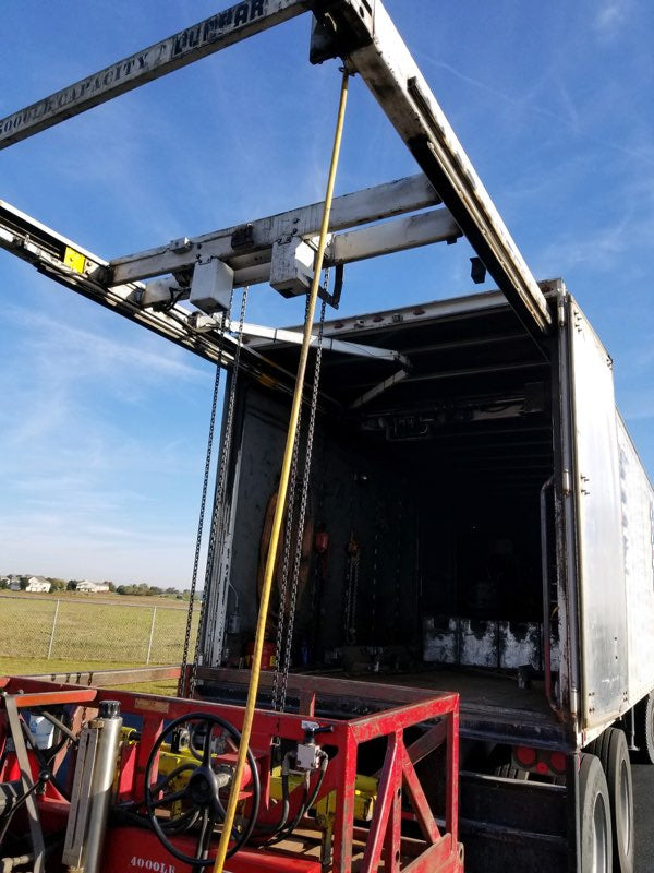 Used 1995 Peterbuilt Test Truck with Dunbar Crane and Test Cart for sale in Wisconsin