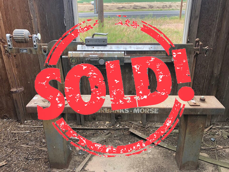 Used Fairbanks Type S Concrete Deck Pit Scale, 24 x 10 - For Sale in Washington