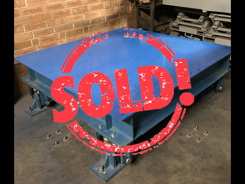 Used GSE Coil Scale, 6 x 6, 60,000 lb Capacity with Digital Indicator - For Sale in North Carolina