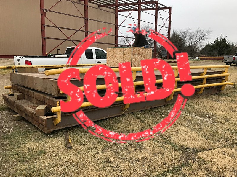 Used 2010 Mid America TS 7010 Steel Deck Truck Scale, 70 x 10, 150,000 lb Cap - For Sale in Texas