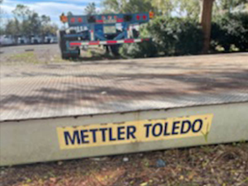 Used Mettler Toledo Steel Deck Truck Scale, 70 x 11, 100 Tons - For Sale in Florida
