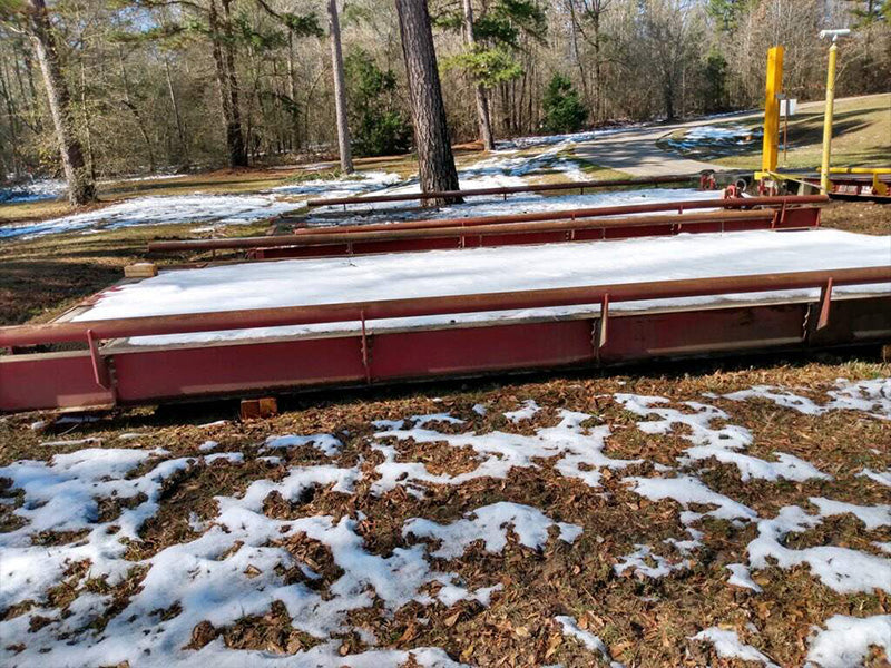 Used Rice Lake Concrete Deck Truck Scale, 70 x 11, 100-Ton Capacity - For Sale in Arkansas
