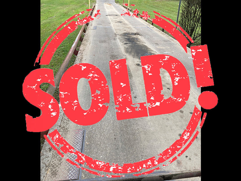 Used Rice Lake Concrete Deck Truck Scale, 70 x 11, 100-Ton Capacity - For Sale in Arkansas